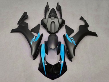 Lojas Carenagens Moto Yamaha YZF 1000 R1 2020-2025 - Preto Brilhante Preto Fosco Azul Claro