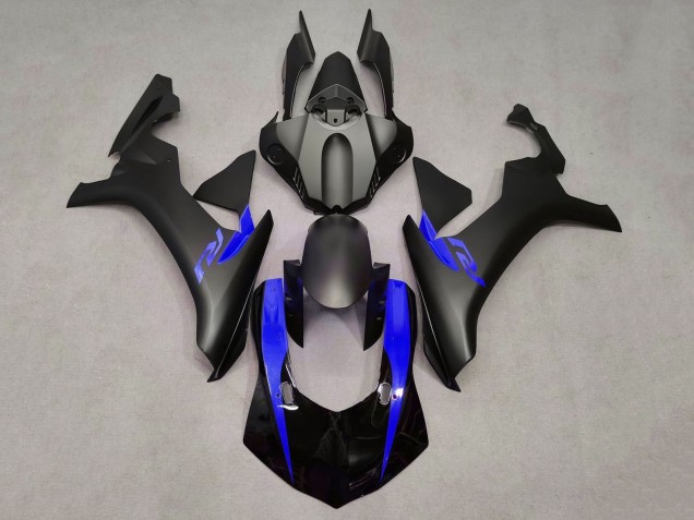 Lojas Carenagens Moto Yamaha YZF 1000 R1 2020-2025 - Preto Fosco Azul