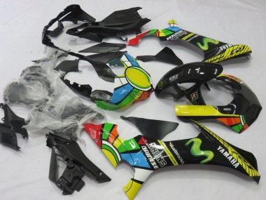 Lojas Carenagens Moto Yamaha YZF 1000 R1 2020-2025 - Branco Azul Verde Amarelo Vermelho Preto Roda das Cores MoviStar