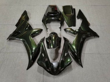 Lojas Carenagens Moto Yamaha YZF 1000 R1 2002-2003 - Verde Escuro Camaleão