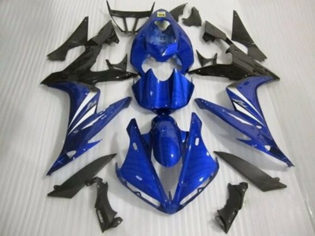 Lojas Carenagem Moto Yamaha YZF 1000 R1 2004-2006 - Azul Branco Preto Brilhante