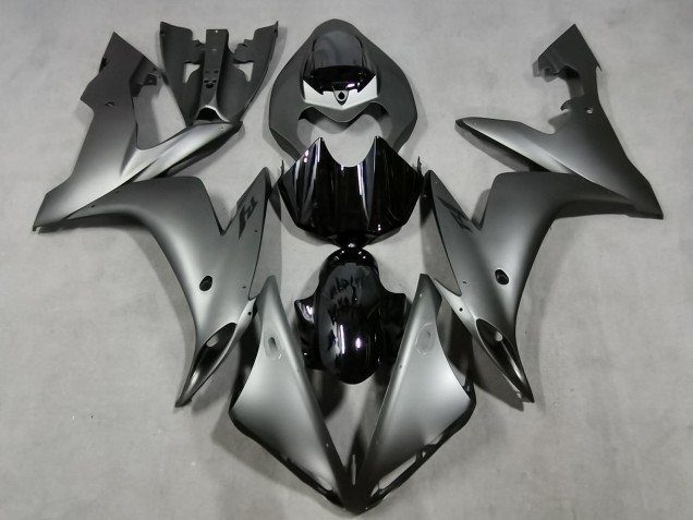 Lojas Carenagens Moto Yamaha YZF 1000 R1 2004-2006 - Prata Fosco Preto Brilhante