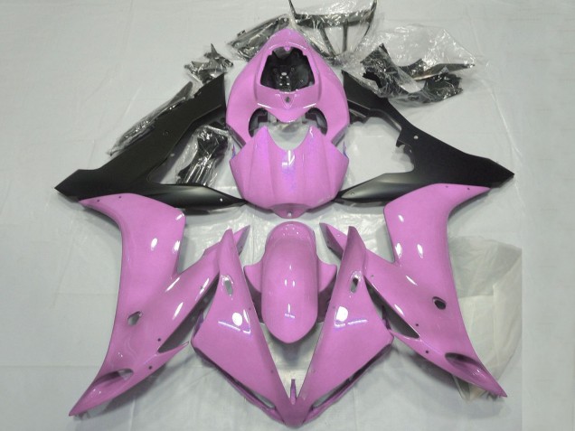Lojas Carenagens Moto Yamaha YZF 1000 R1 2004-2006 - Rosa Preto Fosco