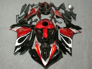 Lojas Carenagens Moto Yamaha YZF 1000 R1 2007-2008 - Vermelho Branco Preto