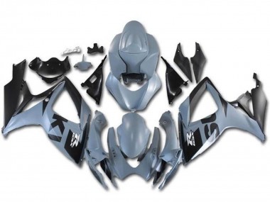 Lojas Carenagens Moto Suzuki GSXR 600 / GSXR 750 2006-2007 - Cinzento Preto