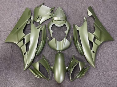 Lojas Carenagens Moto Yamaha YZF R6 2006-2007 - Verde Oliva