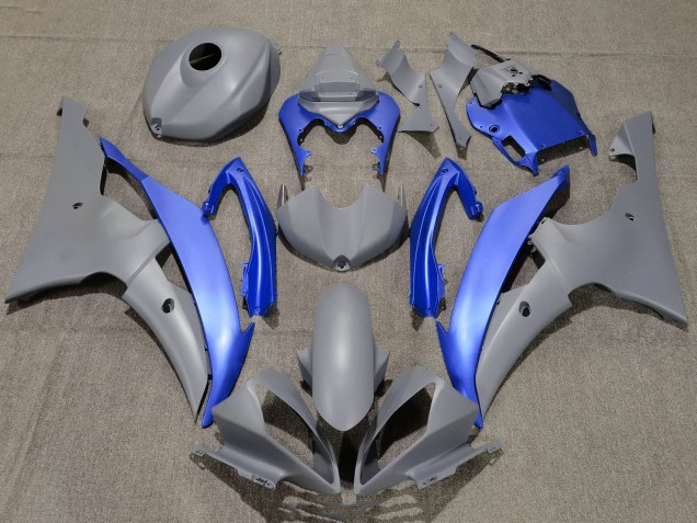 Lojas Carenagens Moto Yamaha YZF R6 2008-2016 - Cinzento Azul