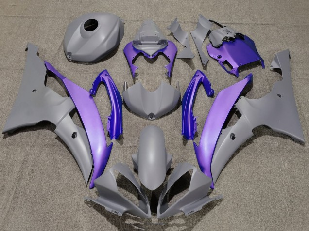 Lojas Carenagens Moto Yamaha YZF R6 2008-2016 - Cinzento Roxo