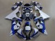 Lojas Carenagens Moto Yamaha YZF R6 2008-2016 - Branco Azul Cinzento Camouflage