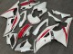 Lojas Carenagem Moto Yamaha YZF R6 2008-2016 - Branco Pérola Vermelho