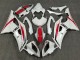 Lojas Carenagem Moto Yamaha YZF R6 2008-2016 - Branco Pérola Vermelho