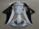 Lojas Carenagens Moto Yamaha YZF R6 2008-2016 - Branco Preto Brilhante