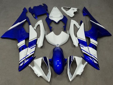 Lojas Carenagens Moto Yamaha YZF R6 2008-2016 - Branco Azul