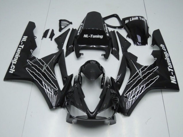 Lojas Kits Carenagem Moto Triumph Daytona 675 Triple 2006-2008 - Preto Brilhante