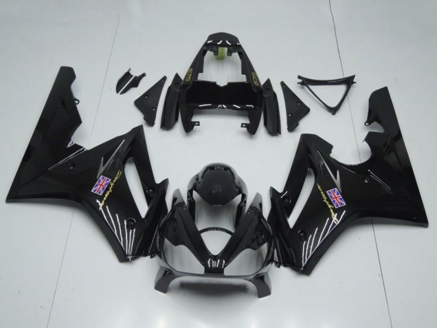 Lojas Carenagens Moto Triumph Daytona 675 Triple 2006-2008 - Preto Brilhante