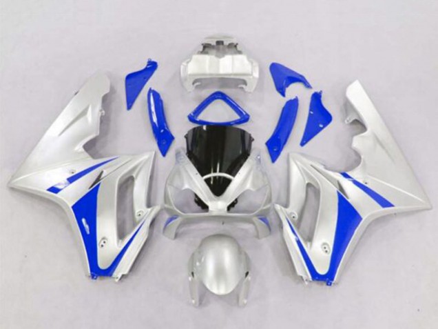 Lojas Carenagens Moto Triumph Daytona 675 Triple 2006-2008 - Prata Azul