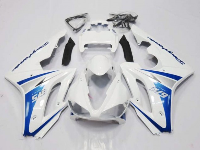 Lojas Carenagem Moto Triumph Daytona 675 Triple 2006-2008 - Branco Azul