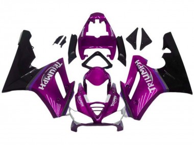 Lojas Carenagens Moto Triumph Daytona 675 Triple 2009-2012 - Roxo Preto Brilhante