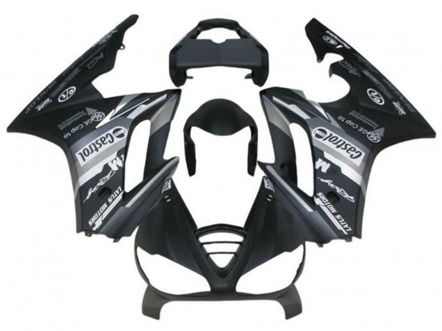 Lojas Carenagens Moto Triumph Daytona 675 Triple 2009-2012 - Cinzento Preto Fosco