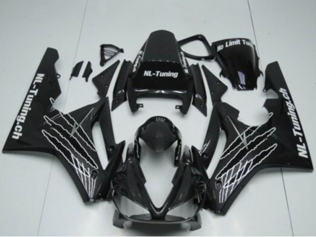 Lojas Carenagens Moto Triumph Daytona 675 Triple 2009-2012 - Preto Brilhante Branco Claw