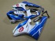 Lojas Carenagens Moto Triumph Daytona 675 Triple 2009-2012 - Branco Azul Hpi