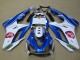Lojas Carenagens Moto Triumph Daytona 675 Triple 2009-2012 - Branco Azul Hpi