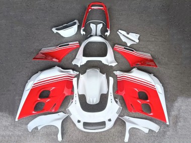 Lojas Carenagens Moto Honda CBR1000F Hurricane 1987-1988 - Branco Vermelho