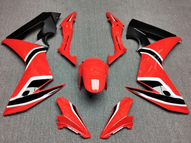 Lojas Carenagens Moto Honda CBR650F 2014-2016 - Vermelho Preto Fosco