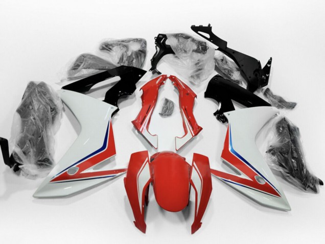 Lojas Carenagens Moto Honda CBR650F 2014-2016 - Branco Azul Vermelho