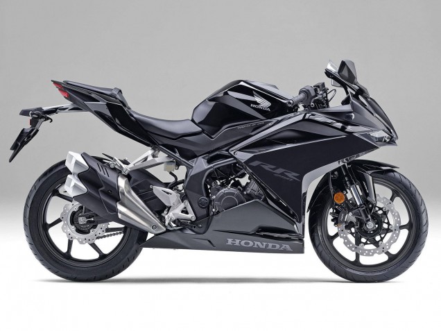 Lojas Carenagens Moto Honda CBR250RR 2017-2022 - Preto Fosco Cinzento