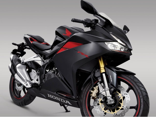 Lojas Carenagens Moto Honda CBR250RR 2017-2022 - Preto Fosco Vermelho