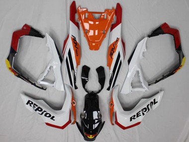 Lojas Carenagens Moto Honda ADV150 2018-2021 - Branco Laranja Vermelho Amarelo Preto Brilhante Repsol