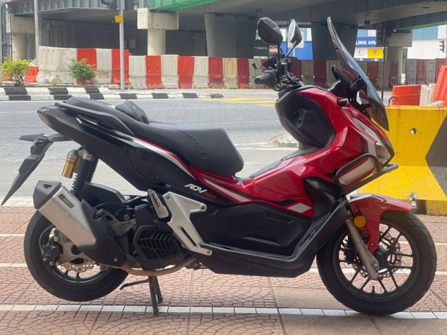 Lojas Carenagens Moto Honda ADV150 2018-2021 - Vermelho Branco Preto