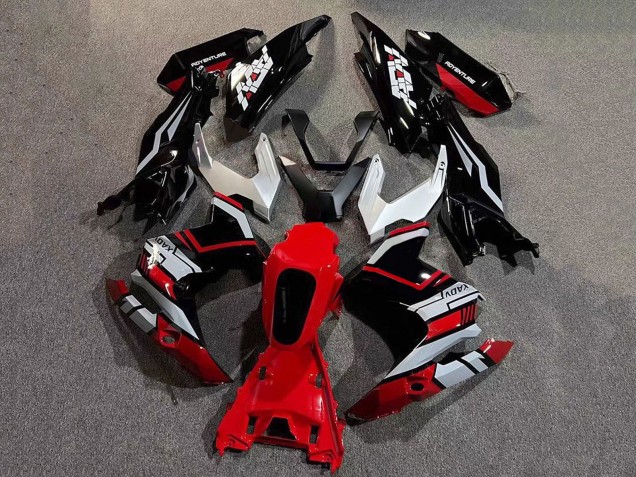 Lojas Carenagens Moto Honda ADV160 2022-2024 - Prata Vermelho Preto Brilhante
