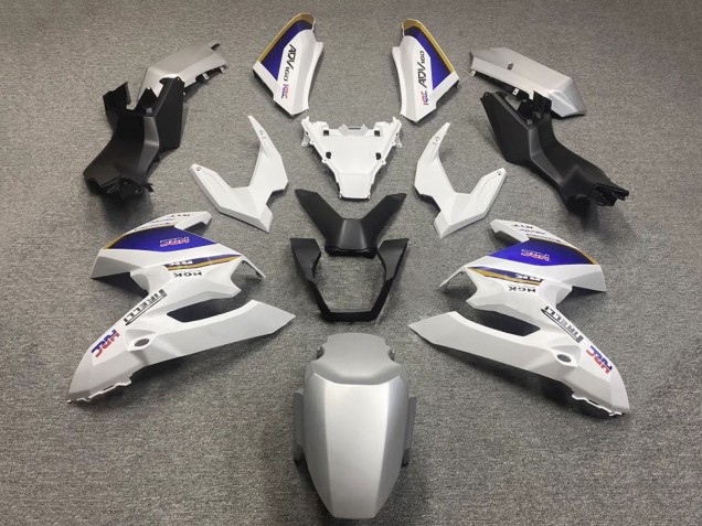 Lojas Carenagens Moto Honda ADV160 2022-2024 - Branco Azul HRC