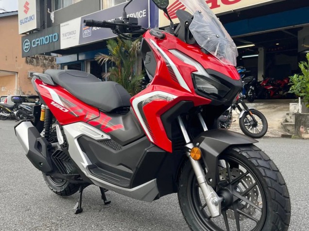 Lojas Carenagens Moto Honda ADV160 2022-2024 - Vermelho Branco Preto