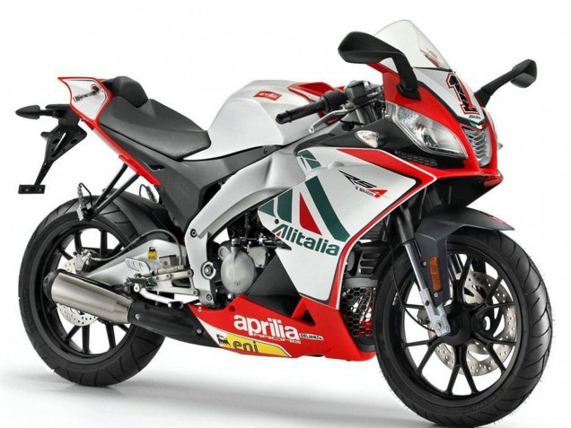 Lojas Carenagens Moto Aprilia RS4 50 125 2012-2018 - Branco Vermelho Verde Amarelo Alitalia