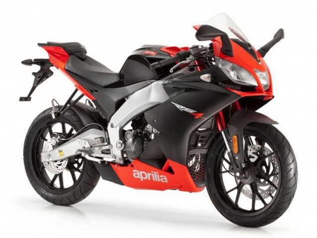 Lojas Carenagens Moto Aprilia RS4 50 125 2012-2018 - Vermelho Preto Fosco