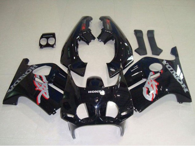 Lojas Carenagens Moto Honda CBR250RR MC19 1988-1989 - Preto Brilhante