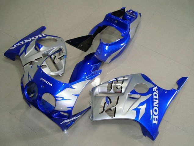Lojas Carenagens Moto Honda CBR250RR MC19 1988-1989 - Prata Azul