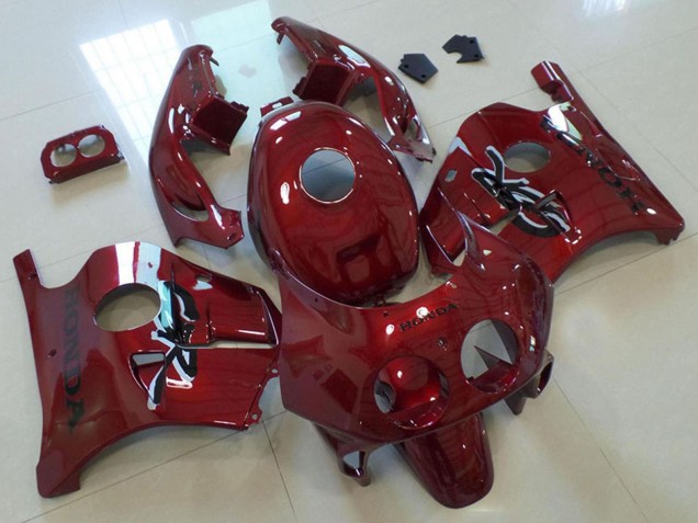 Lojas Carenagens Moto Honda CBR250RR MC22 1990-1998 - Vermelho Castanho