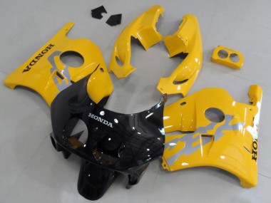 Lojas Kits Carenagem Moto Honda CBR250RR MC22 1990-1998 - Amarelo Preto Brilhante