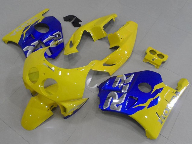Lojas Carenagens Moto Honda CBR250RR MC22 1990-1998 - Amarelo Azul