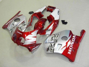 Lojas Carenagens Moto Honda CBR250RR MC22 1990-1998 - Prata Vermelho