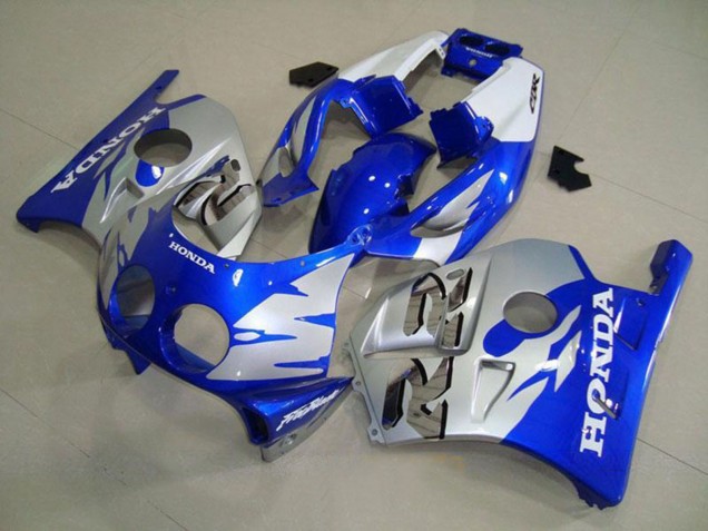 Lojas Carenagens Moto Honda CBR250RR MC22 1990-1998 - Prata Azul
