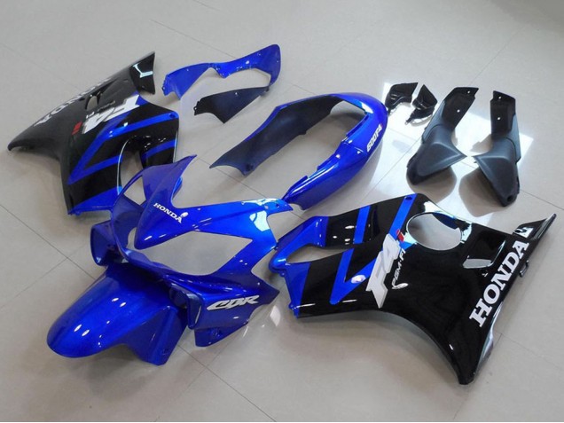 Lojas Carenagem Moto Honda CBR600 F4i 2004-2007 - Azul Preto Brilhante