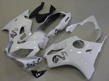 Lojas Carenagens Moto Honda CBR600 F4i 2004-2007 - Branco Dragão