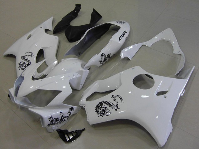 Lojas Carenagens Moto Honda CBR600 F4i 2004-2007 - Branco Dragão