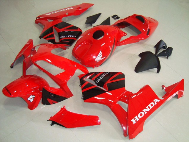 Lojas Carenagens ABS Honda CBR600RR 2003-2004 - Vermelho Preto Brilhante