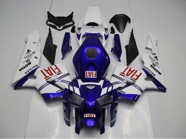 Lojas Carenagens Moto Honda CBR600RR 2005-2006 - Branco Azul Vermelho Fiat